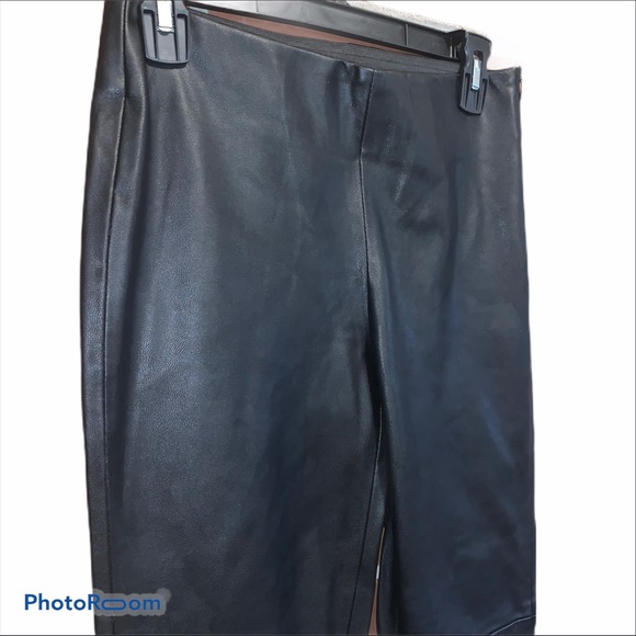 ZARA BASIC | Black Festival Faux Leather Pants - Picture 4 of 8